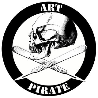 Art Pirate Collage Art.