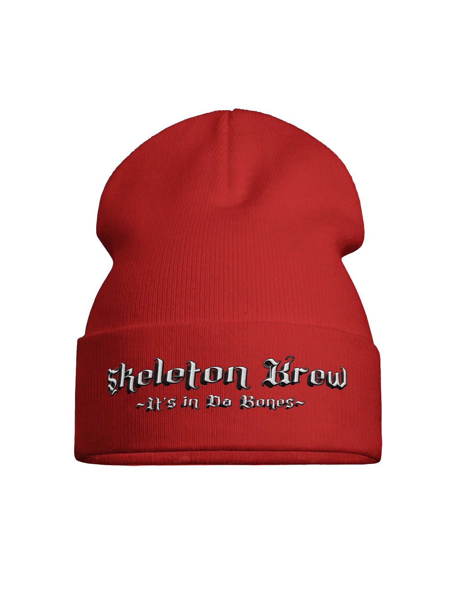 Skeleon Krew Red Beanie product image (1)
