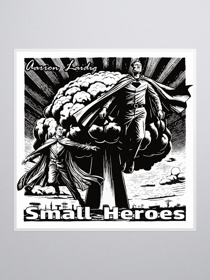 Small Heroes Cover Art vinyl sticker product image (1)