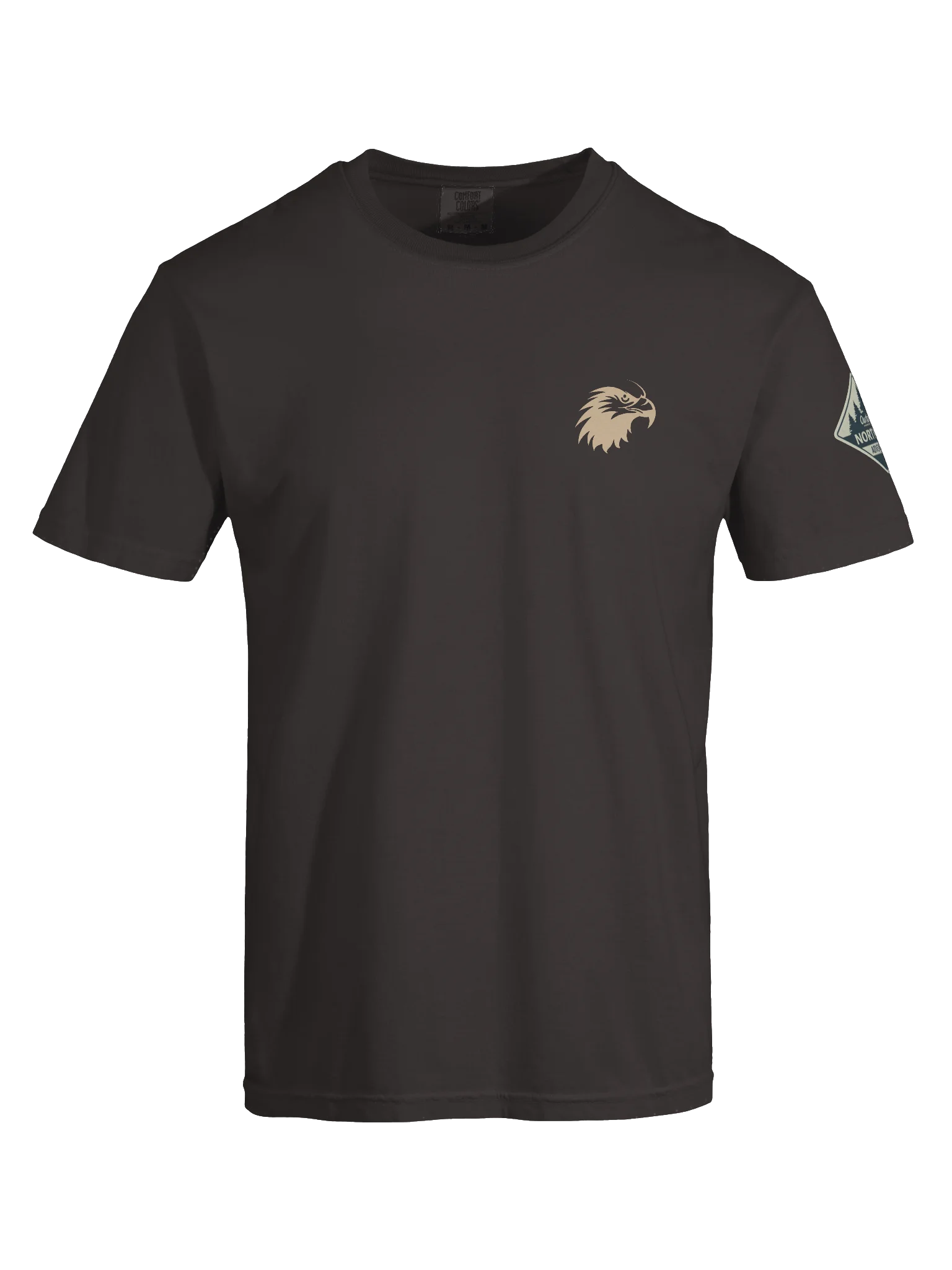 Freedom Found in the Wild – Patriotic Eagle Northwoods T-Shirt product image (5)