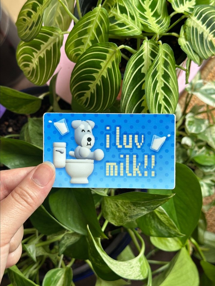 I Luv Milk Sticker product image (1)
