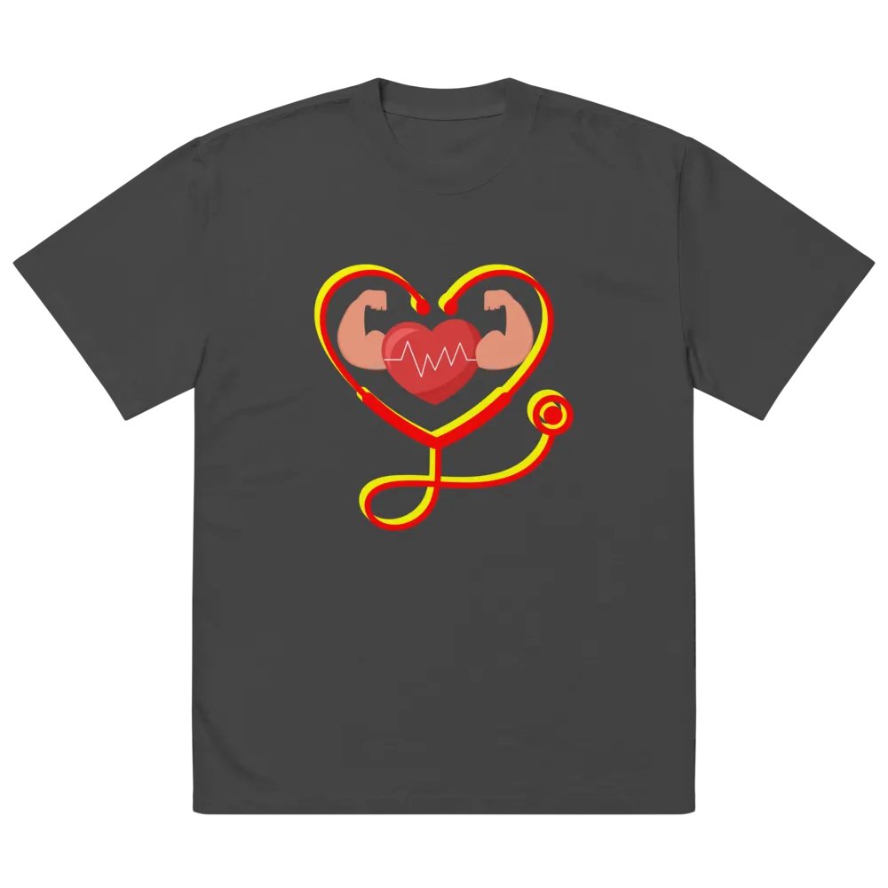 Heartbeat Flex Oversized Tee product image (4)
