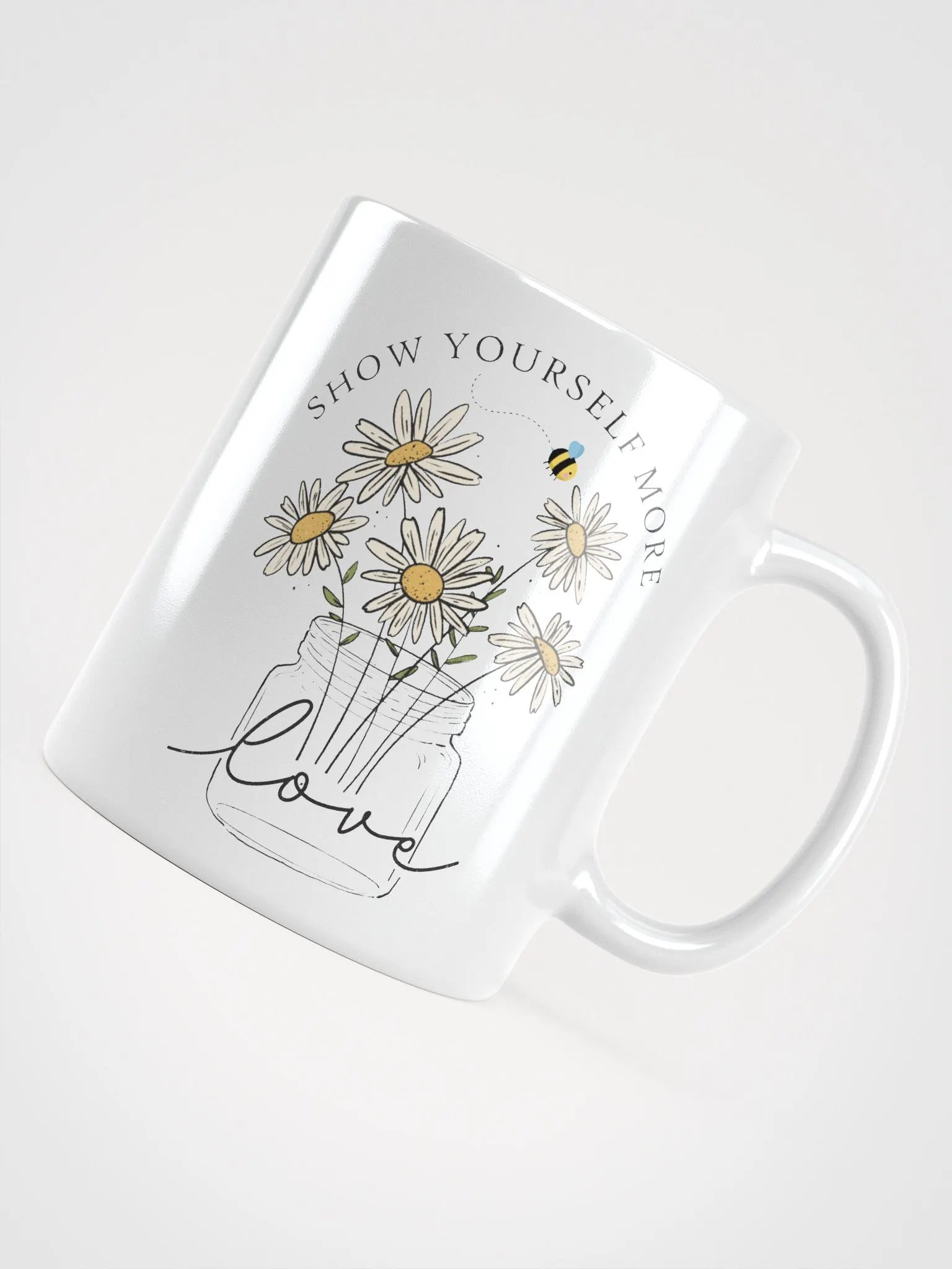 Love Yourself More Boho Flower 11 oz. Mug product image (4)