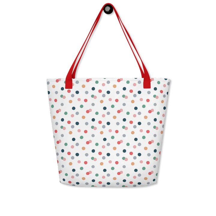 Christmas Polka Dot Tote product image (2)