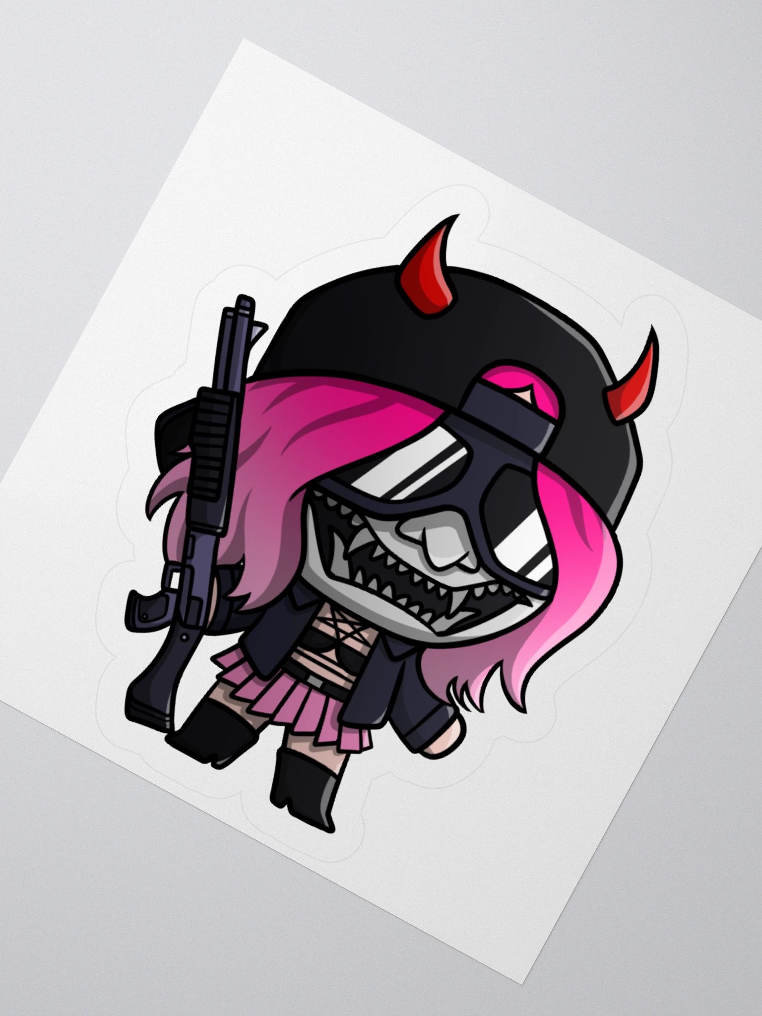 Luna "Sakura" Purpose Chibi Sticker product image (6)