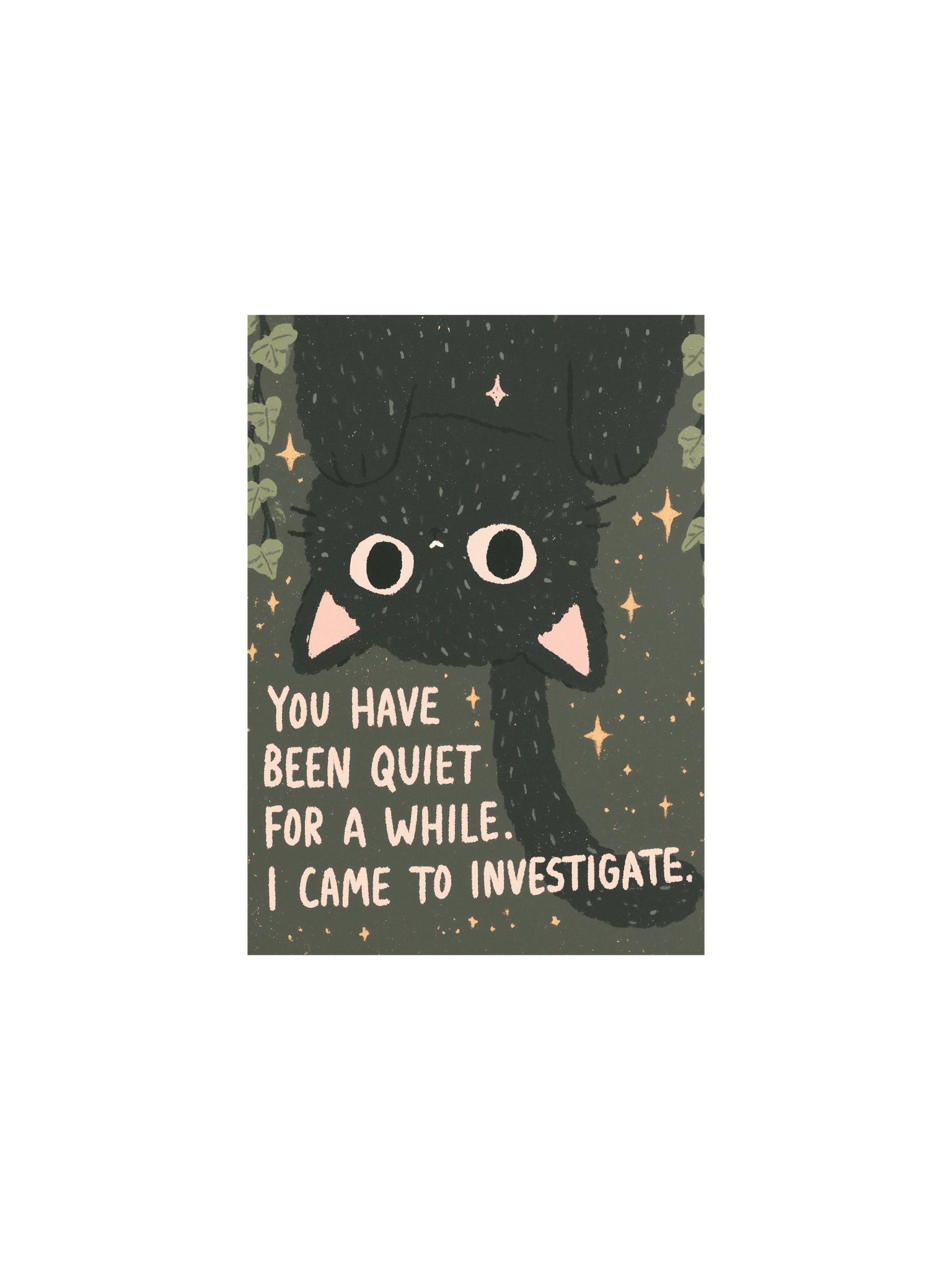 I Came to Investigate Cat Poster product image (2)