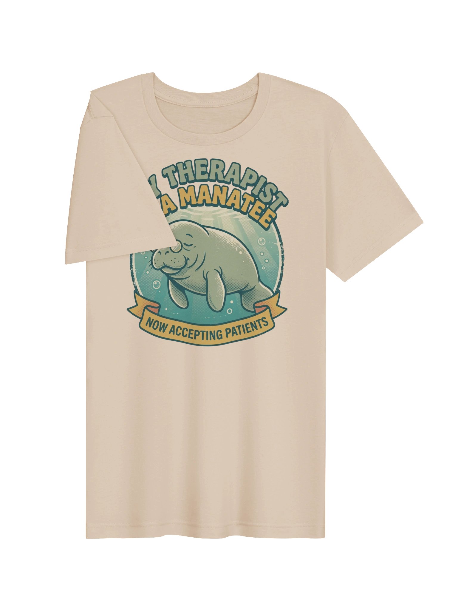 My Therapist Is a Manatee Tee product image (3)