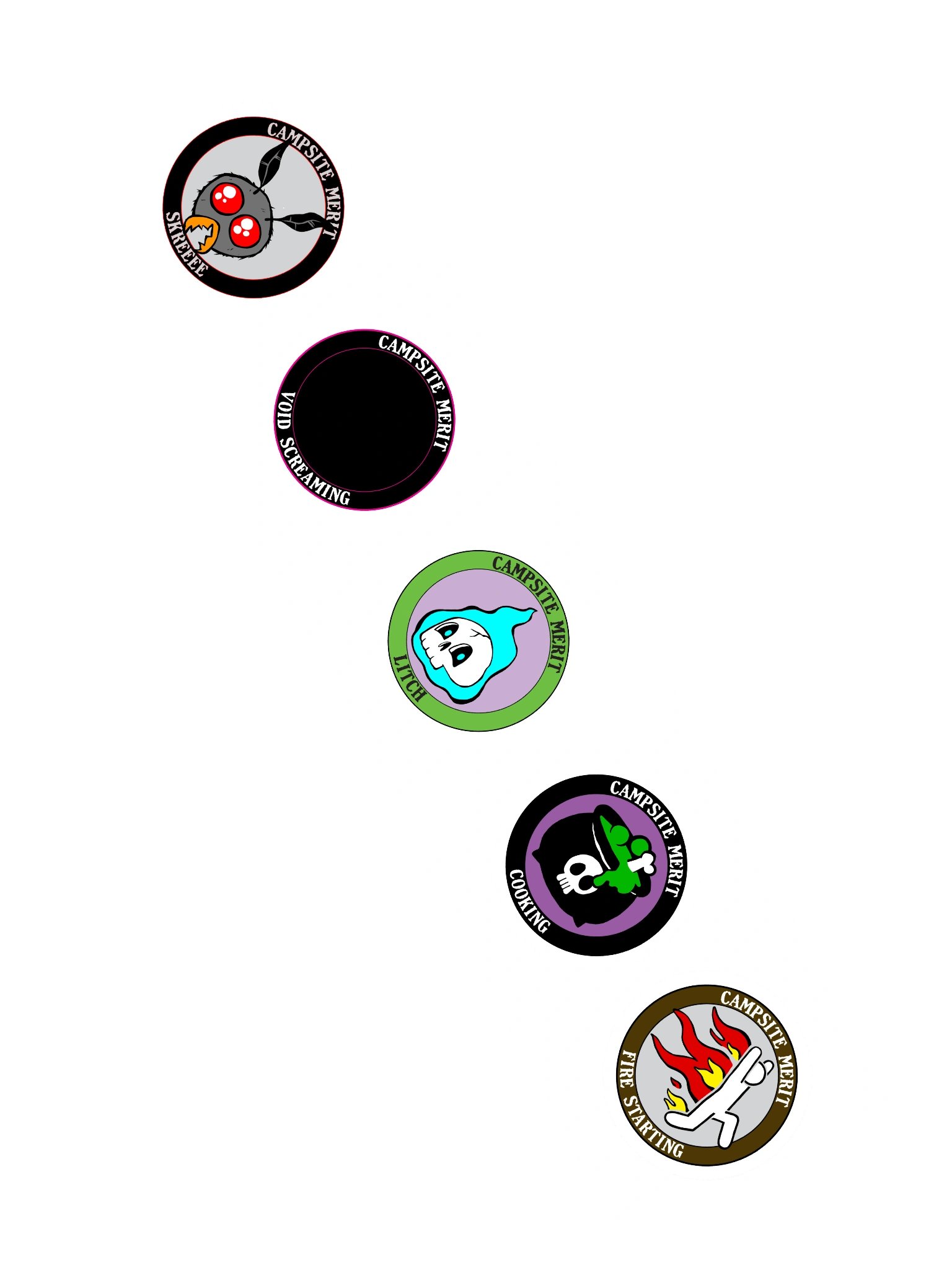 Merit Badge Sticker Sheet 1 product image (2)
