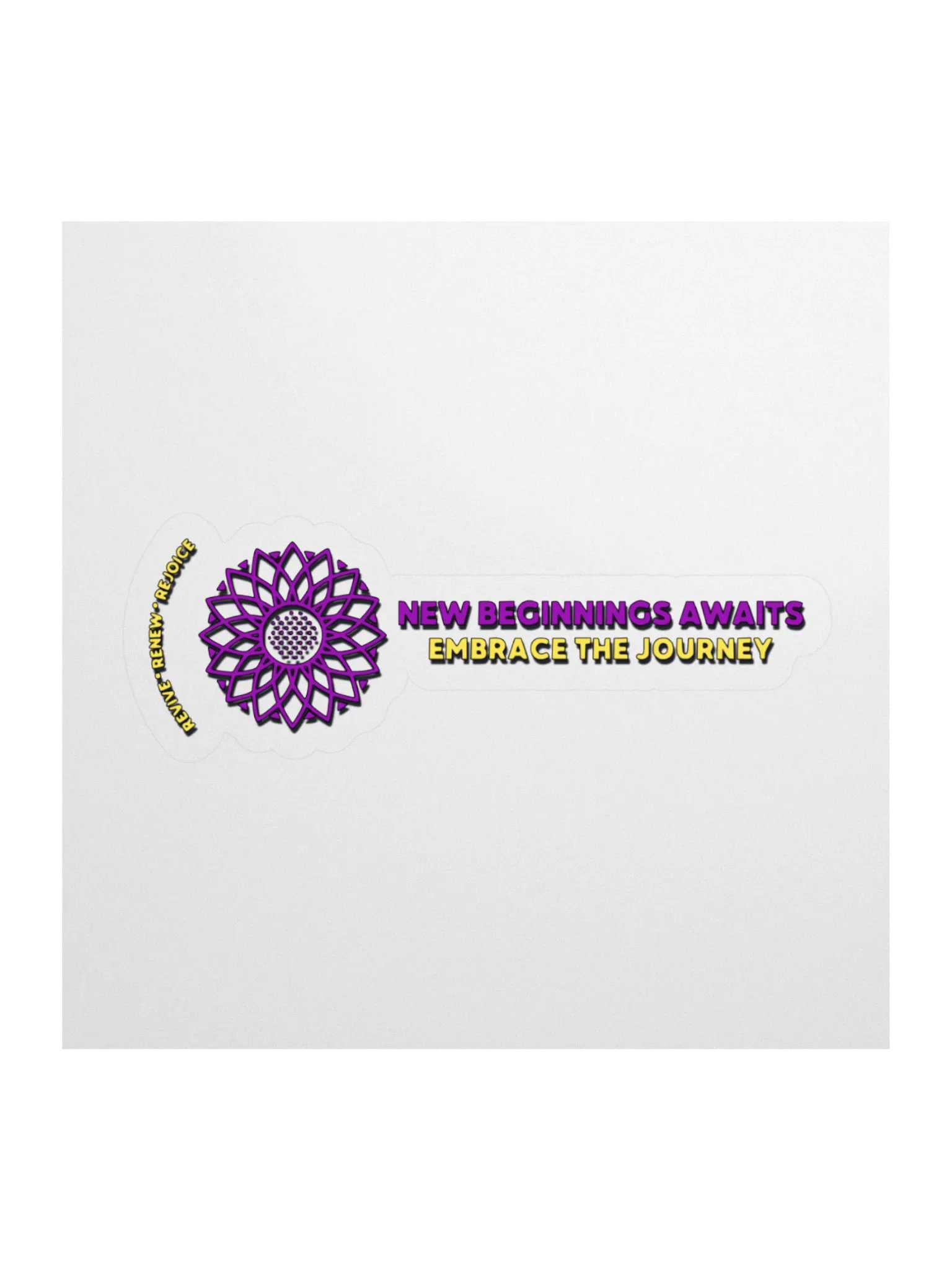Revive & Renew Floral Sticker product image (1)