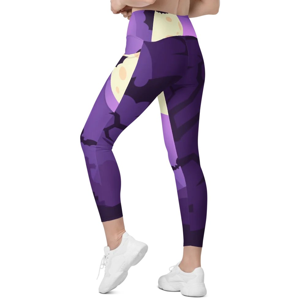 All-Over Print Leggings with Pockets product image (7)
