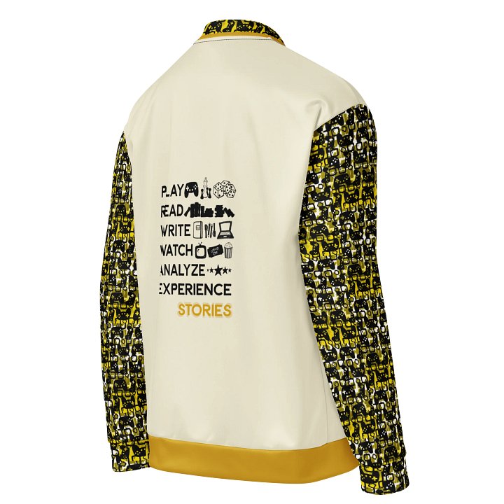Experience Stories Unisex Bomber Jacket (Gold, Yellow, and Black) product image (1)