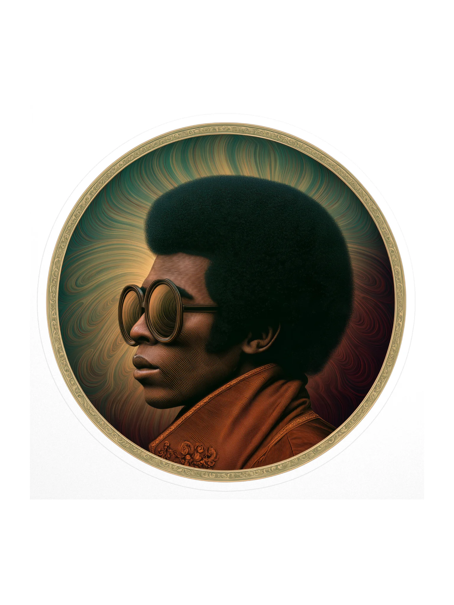 The Novelist - Sticker - 5.25" x 5.25" product image (1)