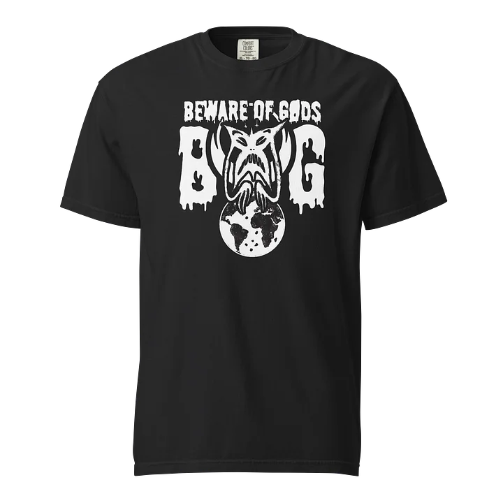 LIMITED EDITION ’Artist Series’ BEWARE OF GODS ‘It Wakes To Destroy Us’ T Shirt product image (1)