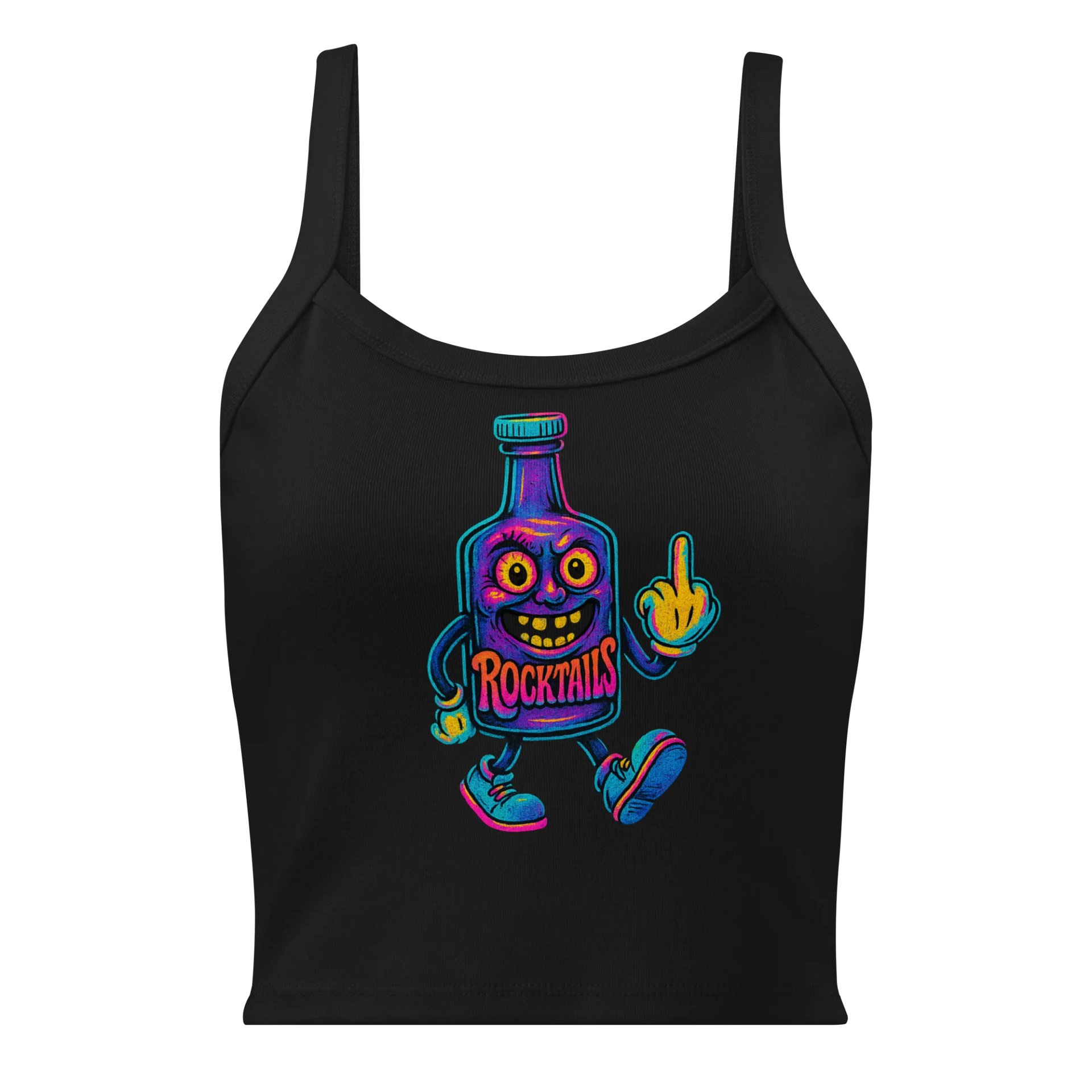 Mean Mr. Bottle "black light" Ladies Tank product image (2)