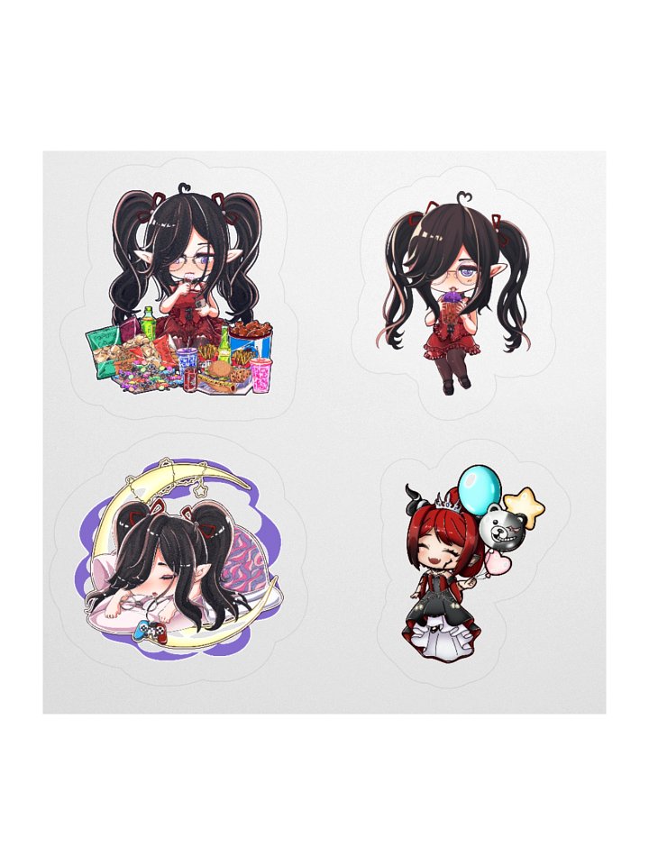 Chibi Delights Kiss Cut Stickers Set product image (1)