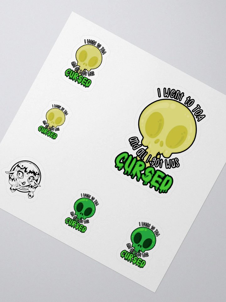All I Got Was Cursed - Rogue - Sticker Sheet product image (2)