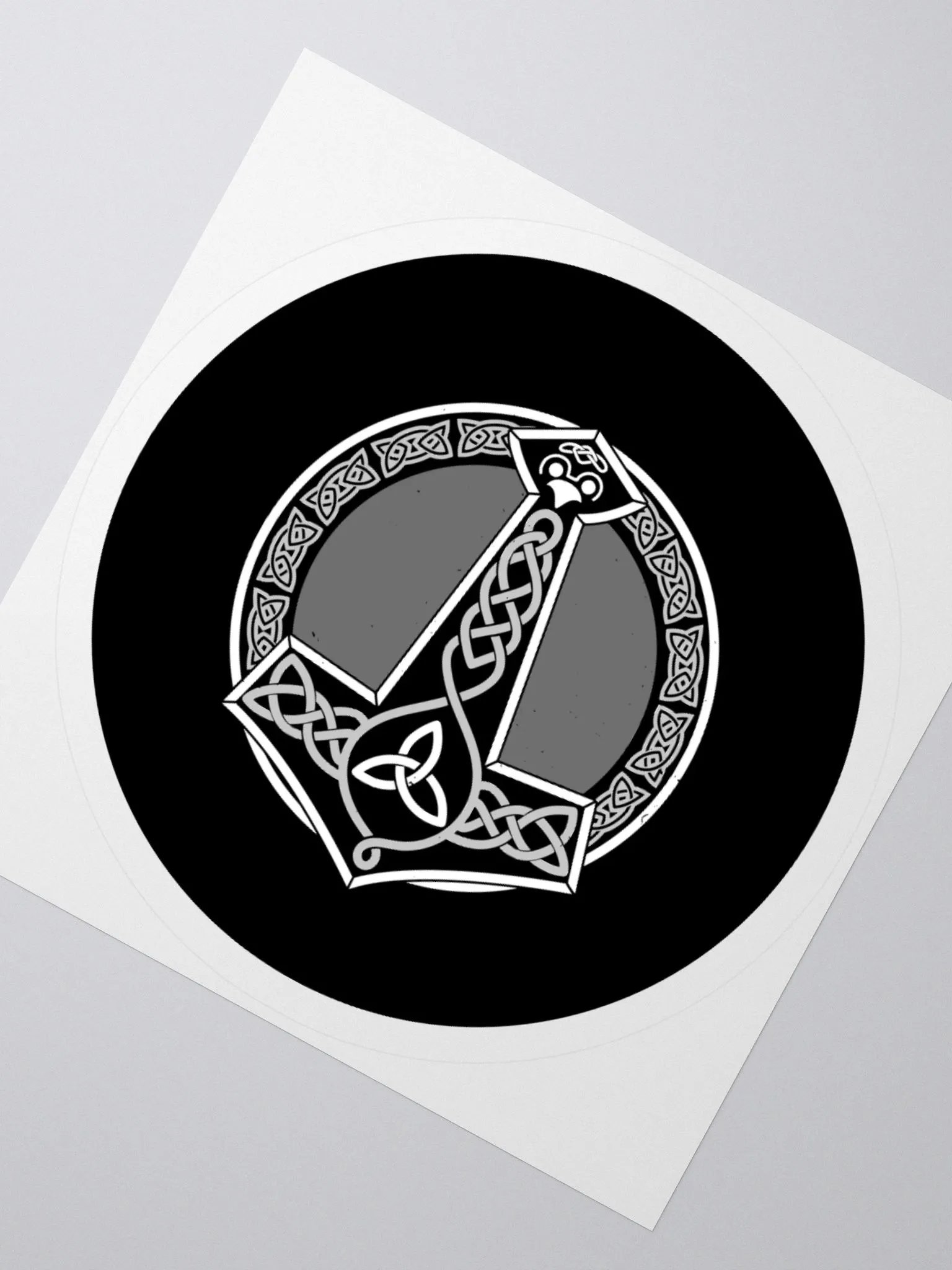 Thor's Hammer Vinyl Sticker product image (5)