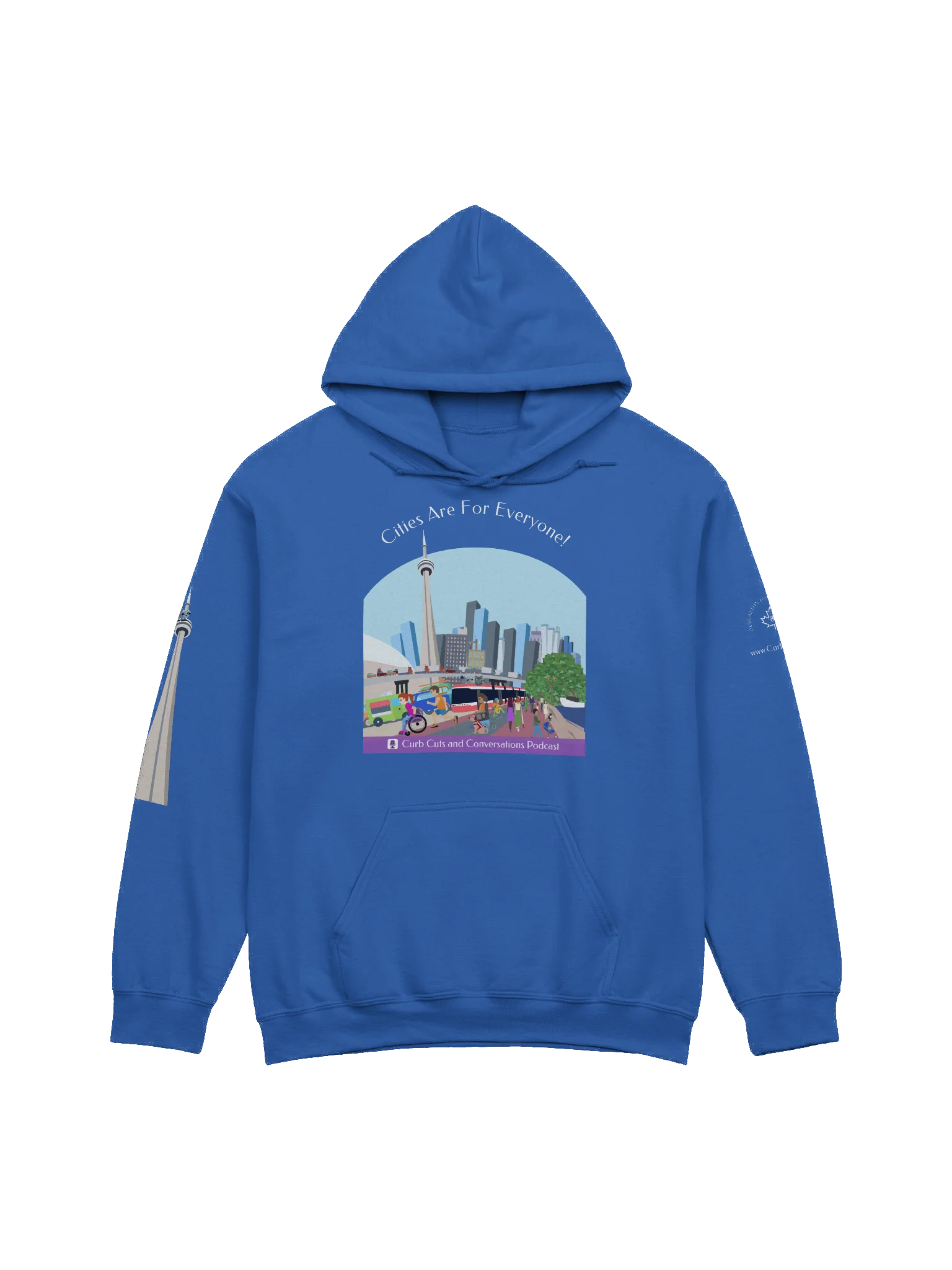SALE! Curb Cuts and Conversations (Queen's Quay, Toronto Design): Unisex Hoodie., 2025 edition product image (1)