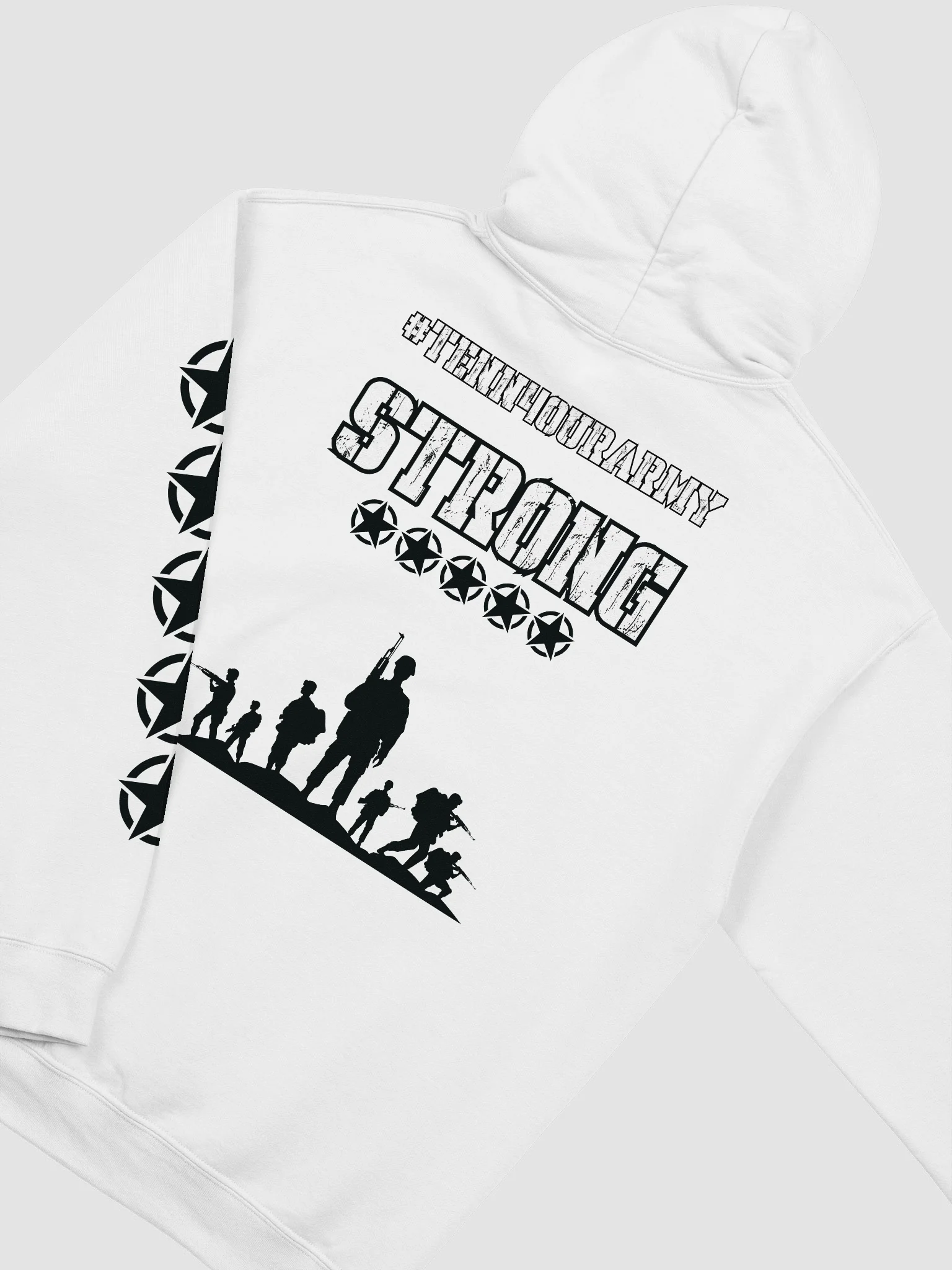 #TENN4OURARMY HOODIE - BLACK CAMO product image (17)