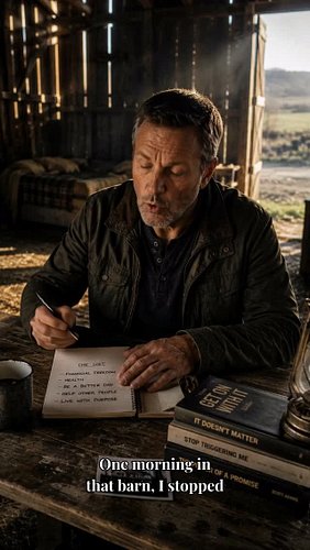 One morning in that barn, I stopped asking why my life had fallen apart. 
And started asking a different question.  What do I...