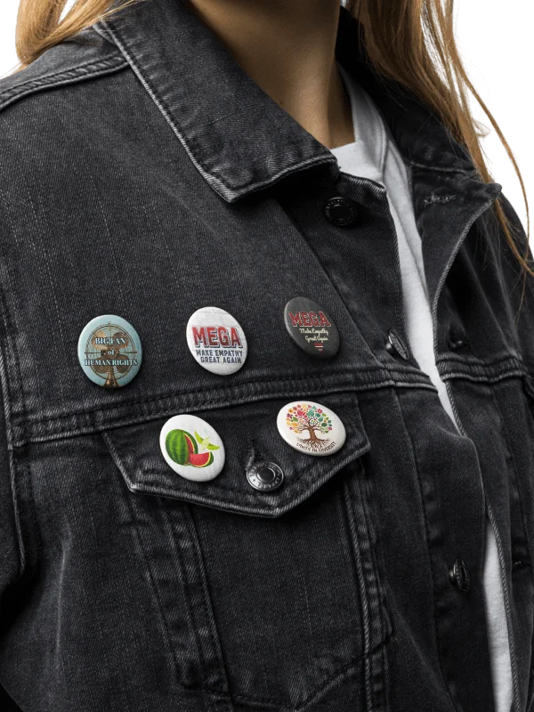 Solidarity Vibes button pins set product image (4)