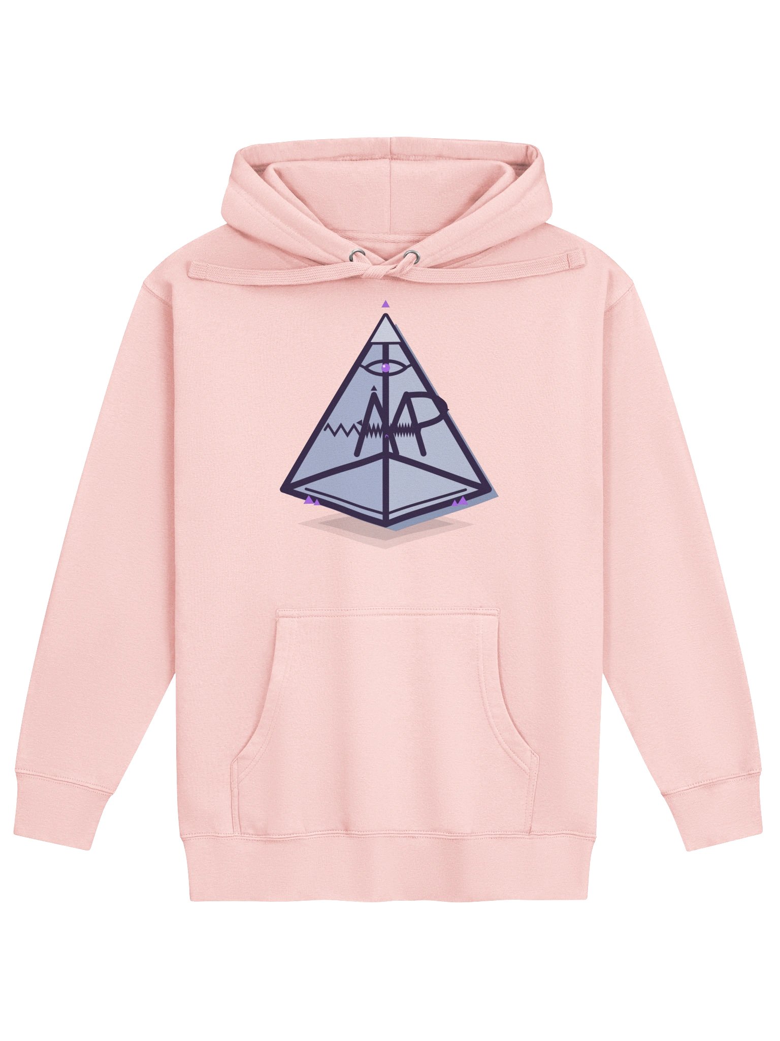 Mt. AMP Pyramid 3D Hoodie — Pink product image (1)