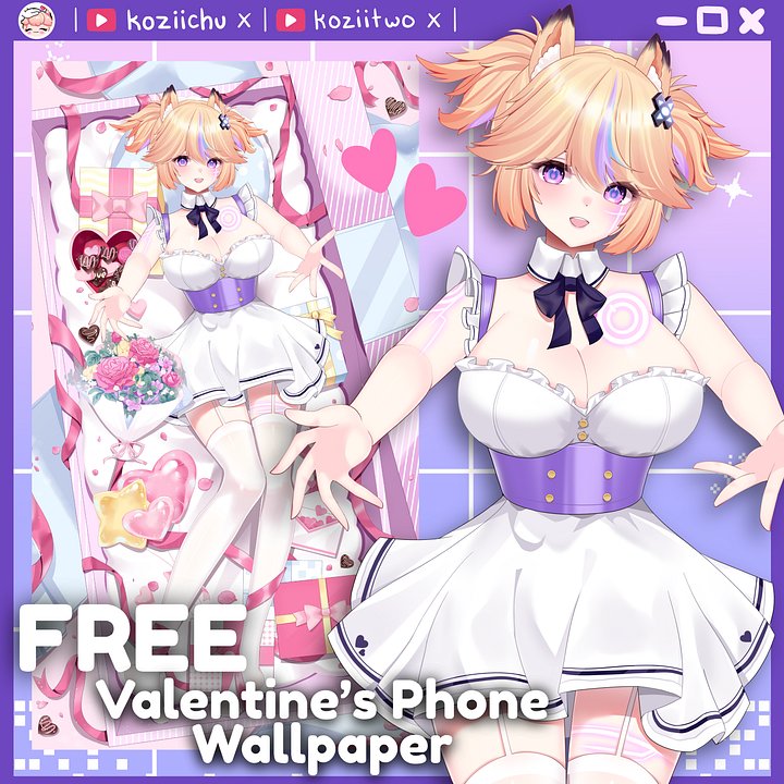 FREE Kozii Valentine's Wallpaper product image (1)