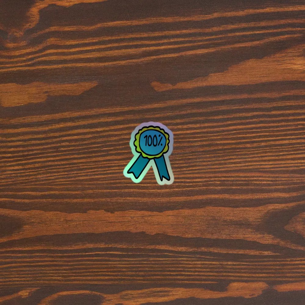Sticker - 100 % Achivement product image (5)