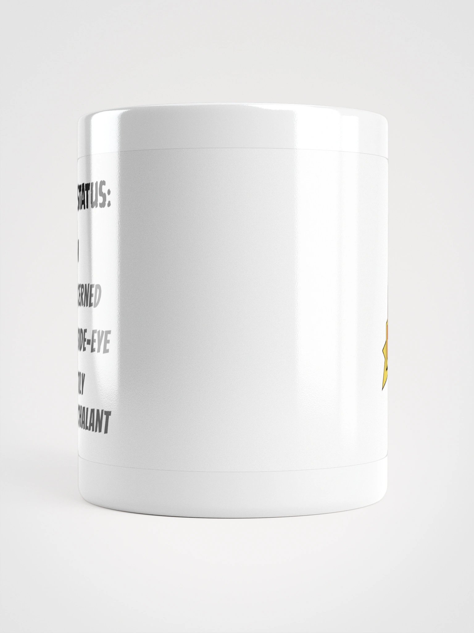 Mostly Nonchalant Reaction Status Mug product image (2)