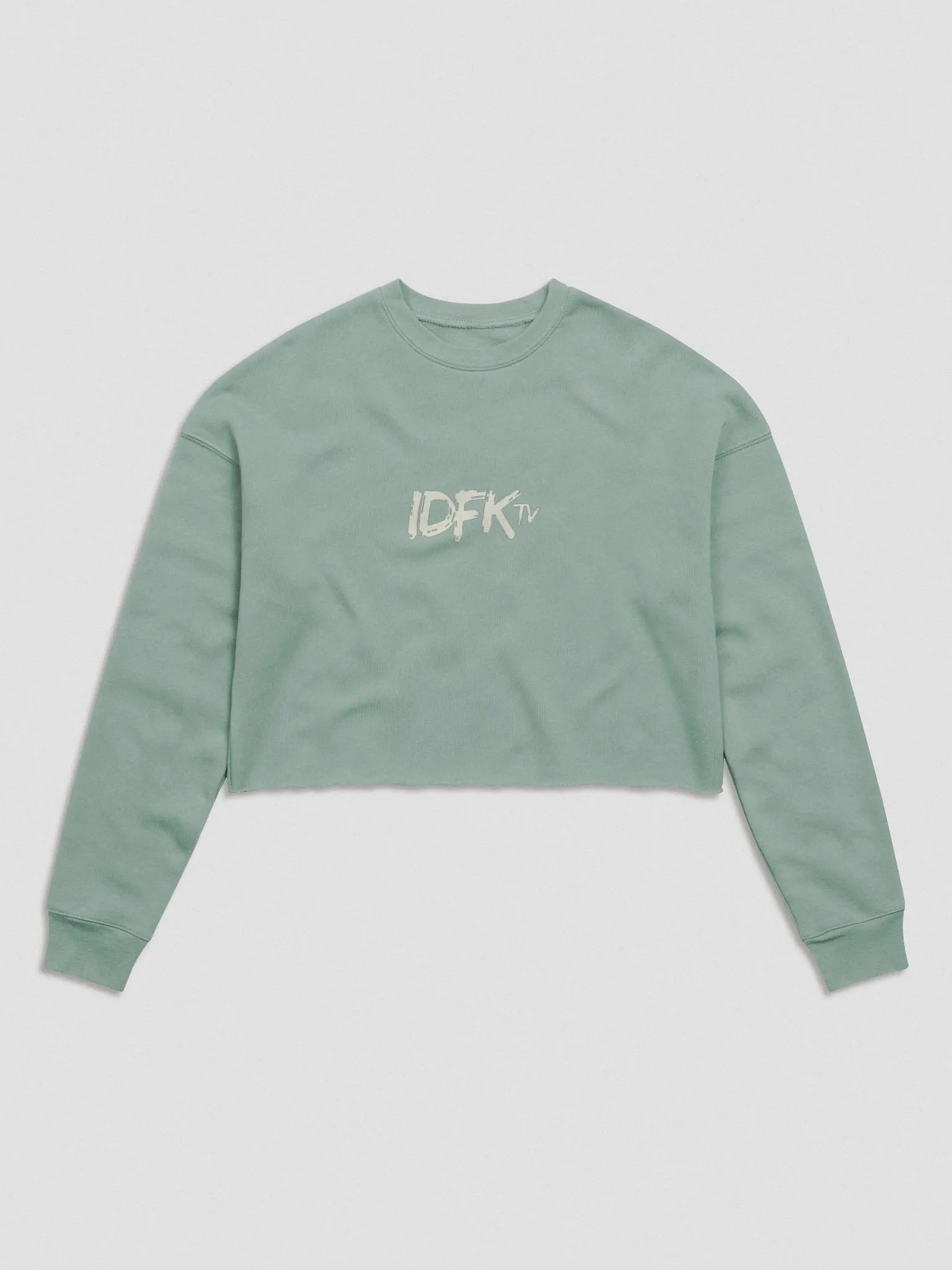 IDFKtv Longsleeve Women's Fleece Croptop Sweatshirt product image (1)