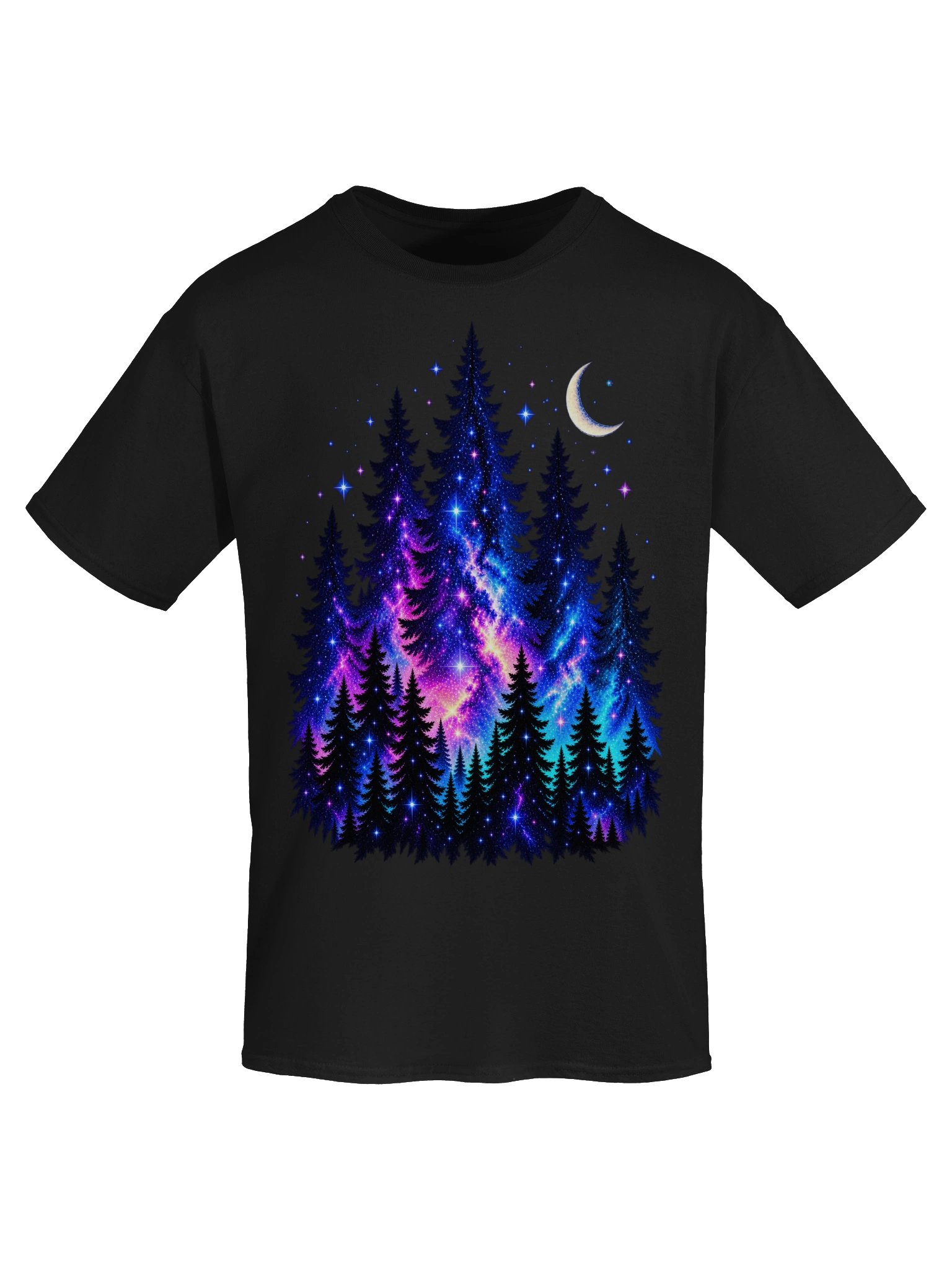 Cosmic Pines — Galaxy Evergreen Tee product image (5)