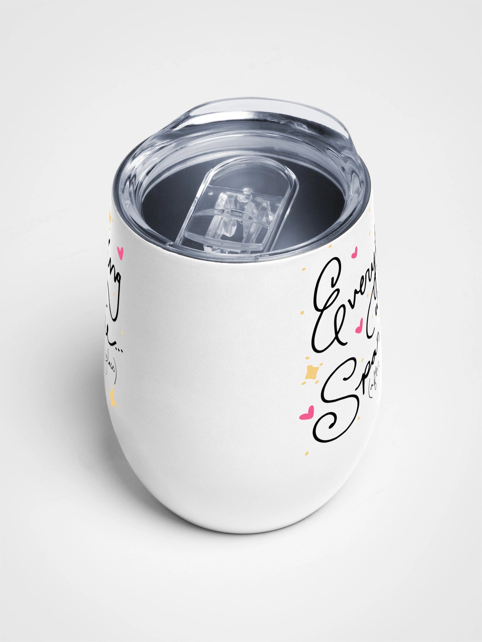 Everything Will Sparkle After This Glass Wine Tumbler product image (5)