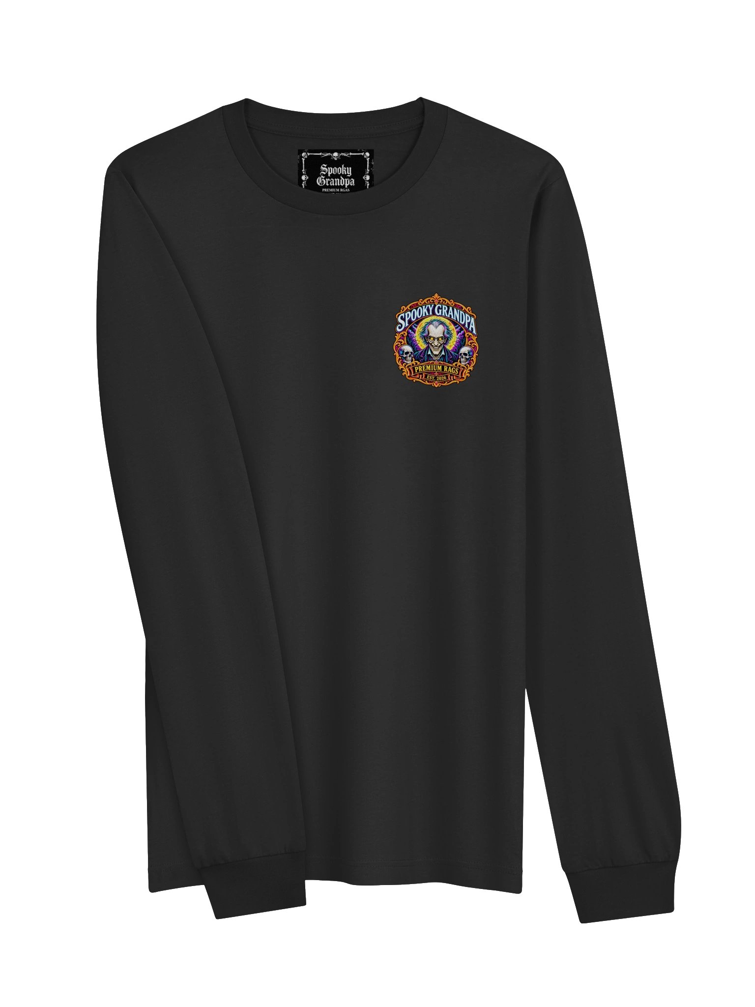 Jersey Devil: Neon Nightmares – Back Print Long Sleeve Shirt product image (7)