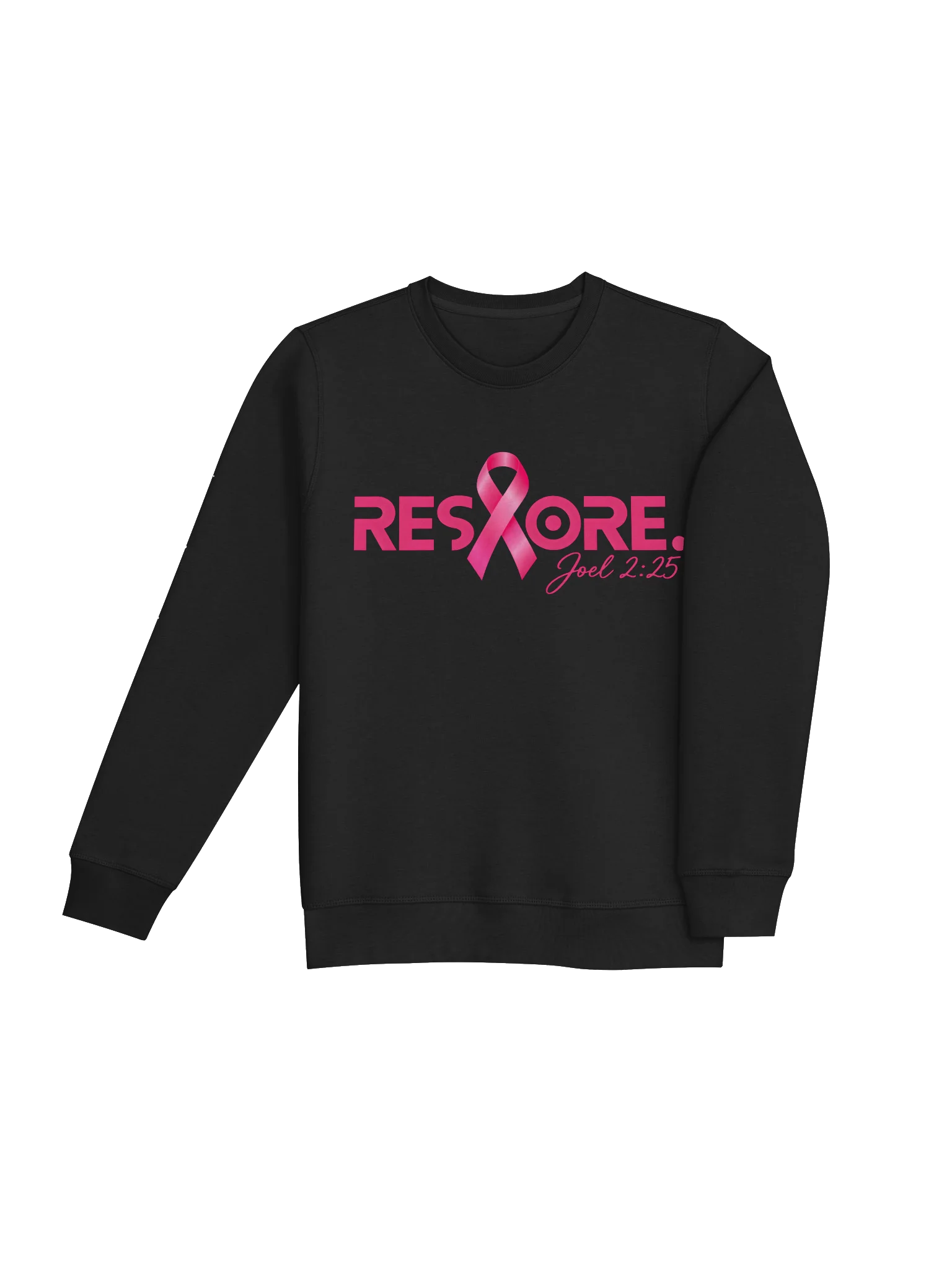 RESTORE. Breast Cancer Awareness Sweatshirt — Joel 2:25 | Faith • Strength • Hope product image (12)