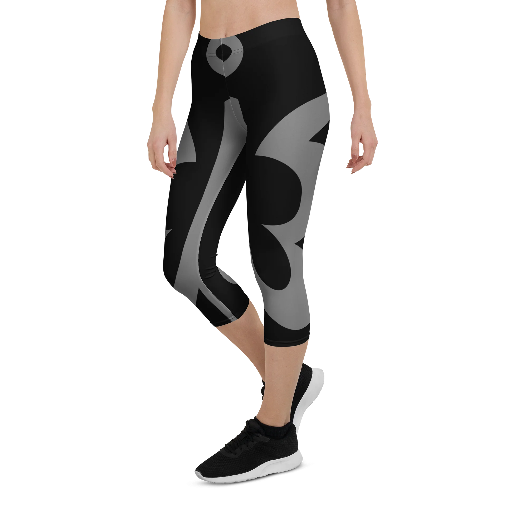 HB script print design leggings product image (5)