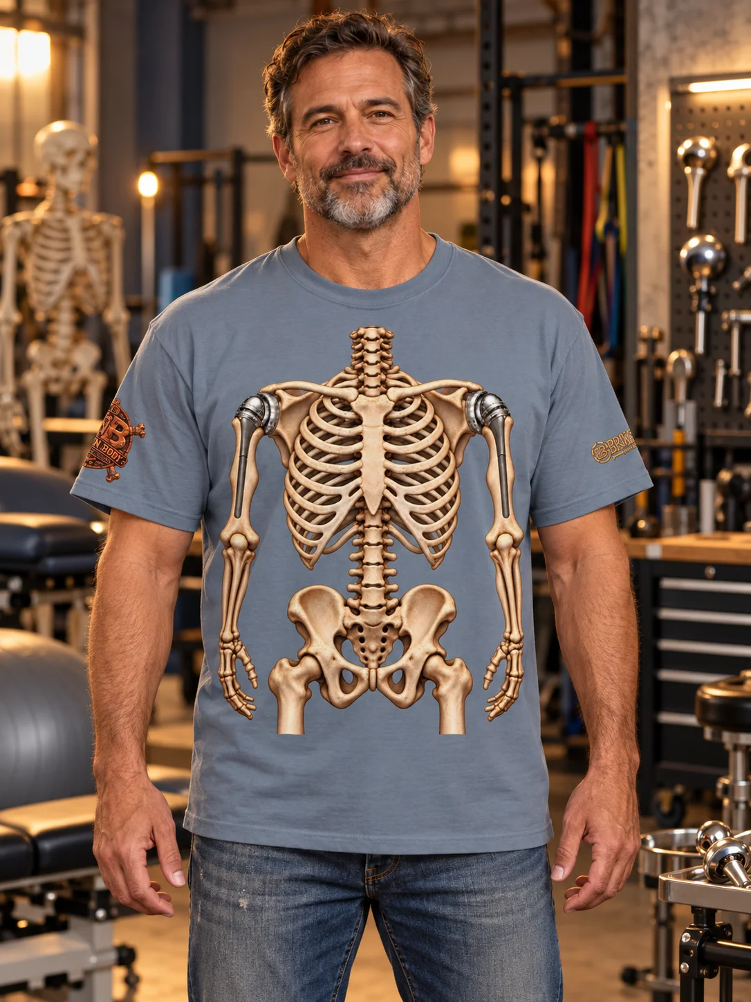 Bilateral Shoulder Surgery Shirt — Aftermarket Parts Two-Shoulder Tee | Rebuild Shop product image (1)