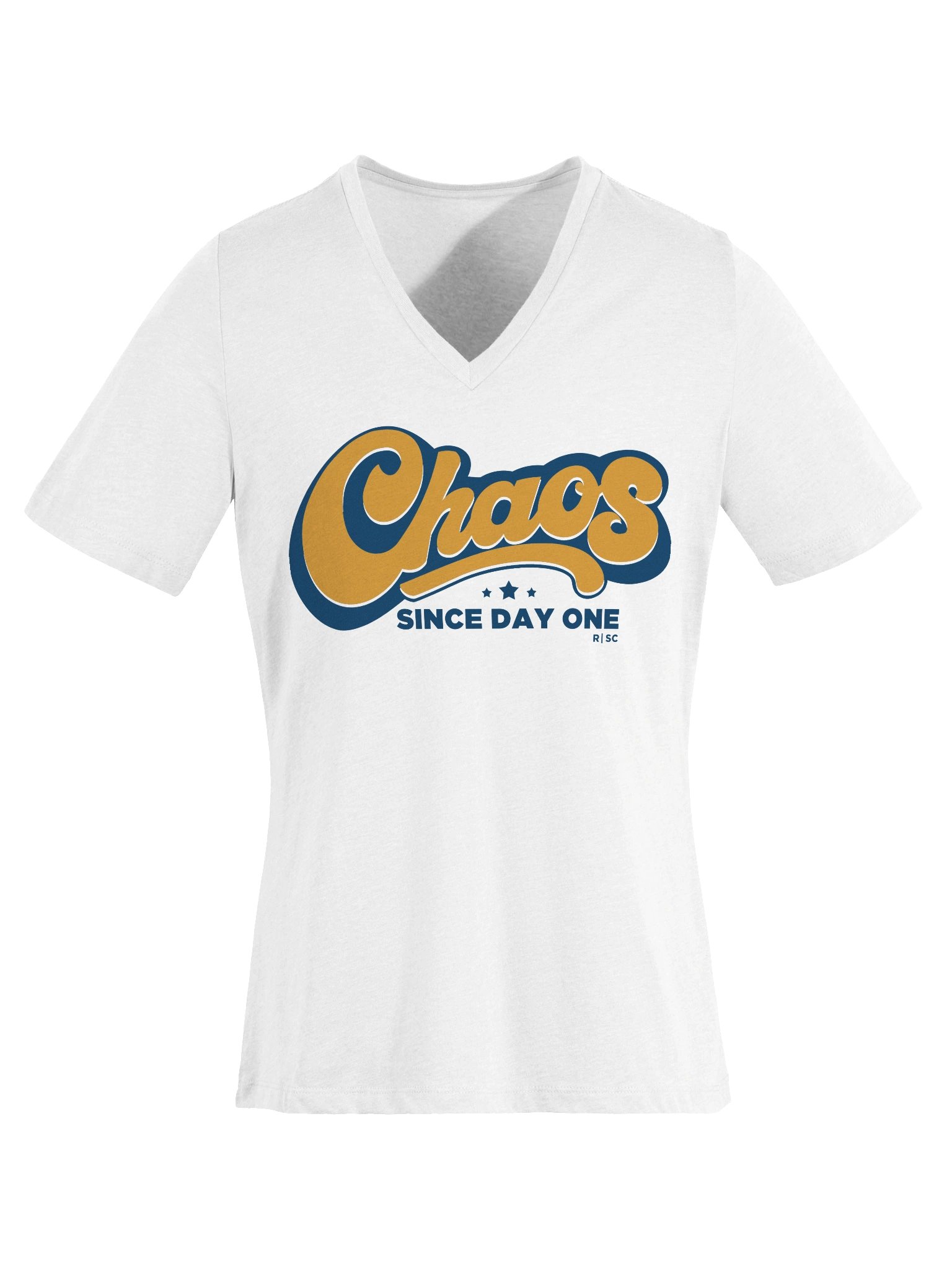 Chaos Since Day One V-neck T-shirt product image (6)