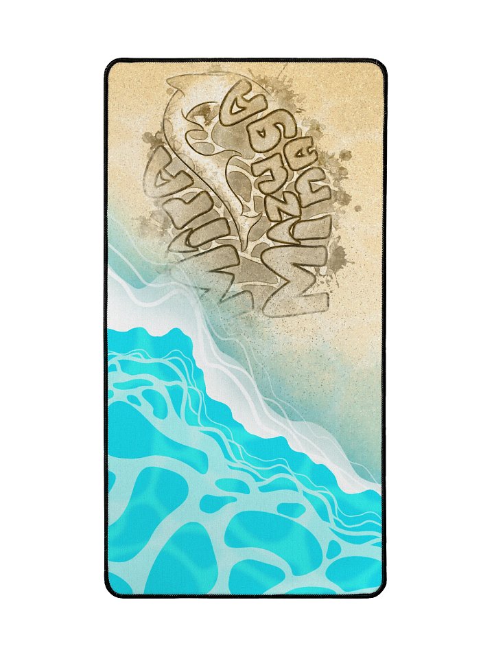 Leopard Sea - Desk Mat (15.5" x 31.5") product image (2)