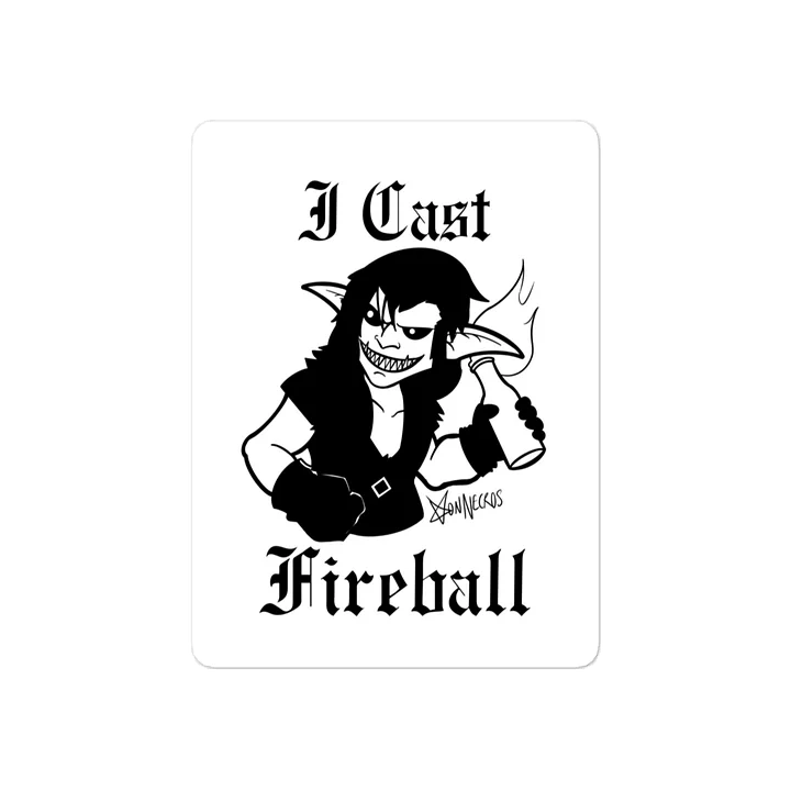 Fireball Vinyl Sticker product image (2)