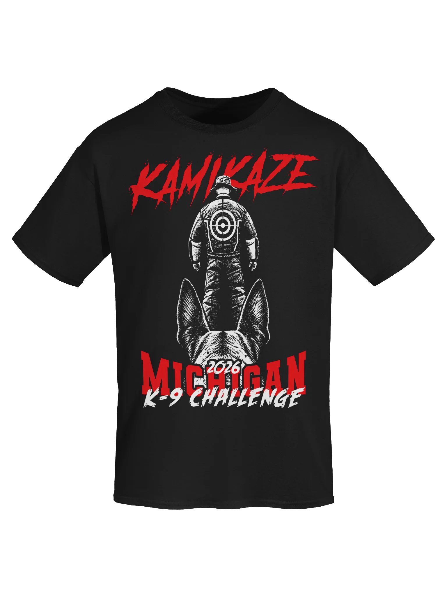 2026 Michigan K-9 Challenge KAMIKAZE - T-shirt product image (1)