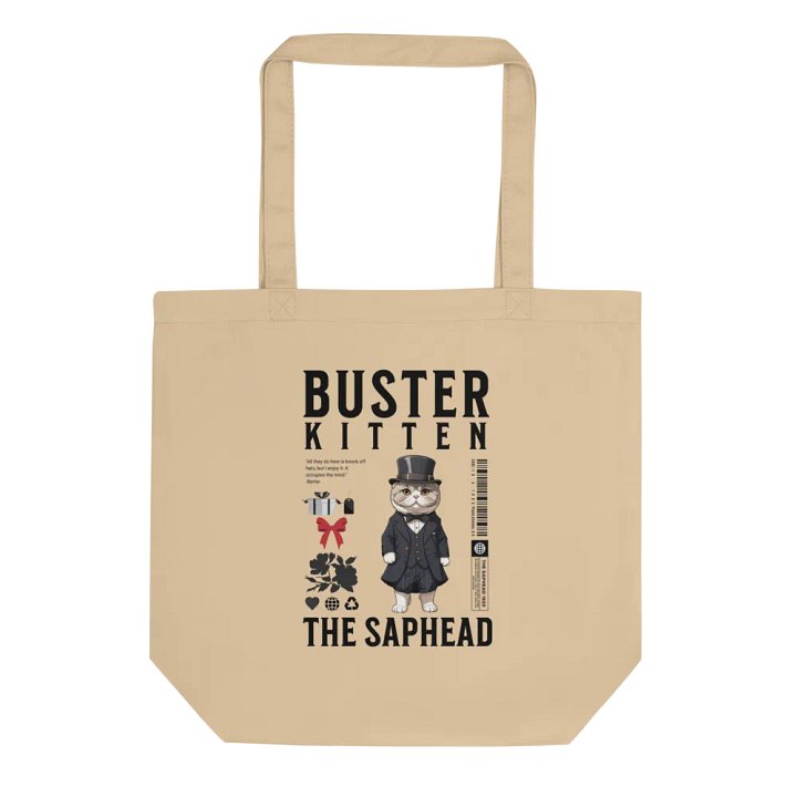 The Saphead - Buster Kitten - Eco Bag product image (1)