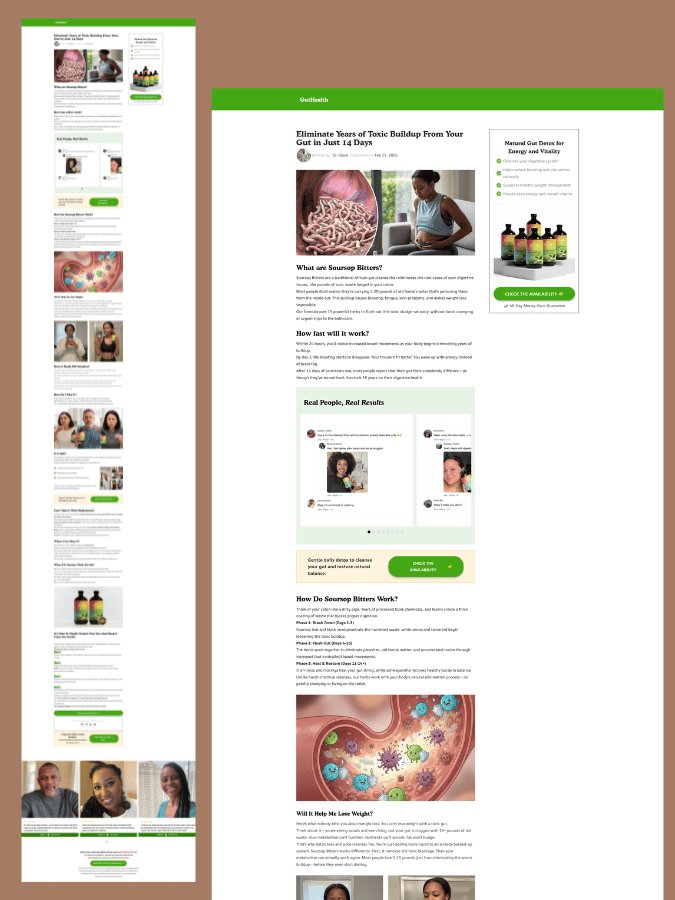 CRO Optimized Shopify Advertorial Landing Page Template | GemPages product image (1)