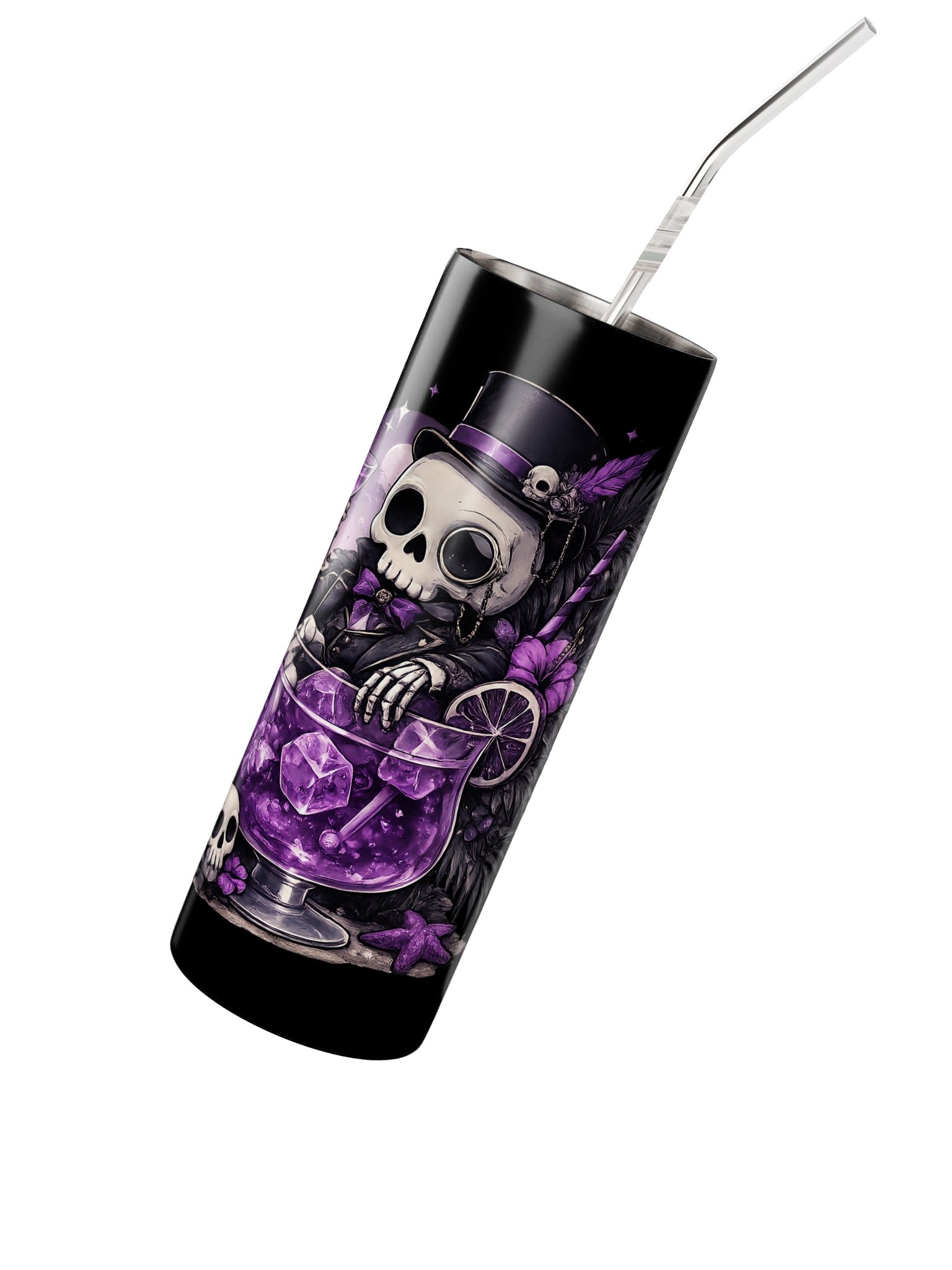''Dark Drinks'' Stainless Steel Tumbler product image (4)