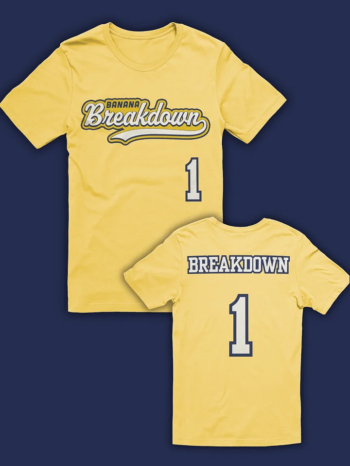 Jersey Shirt - Yellow - Banana Breakdown (Front & Back) product image (1)