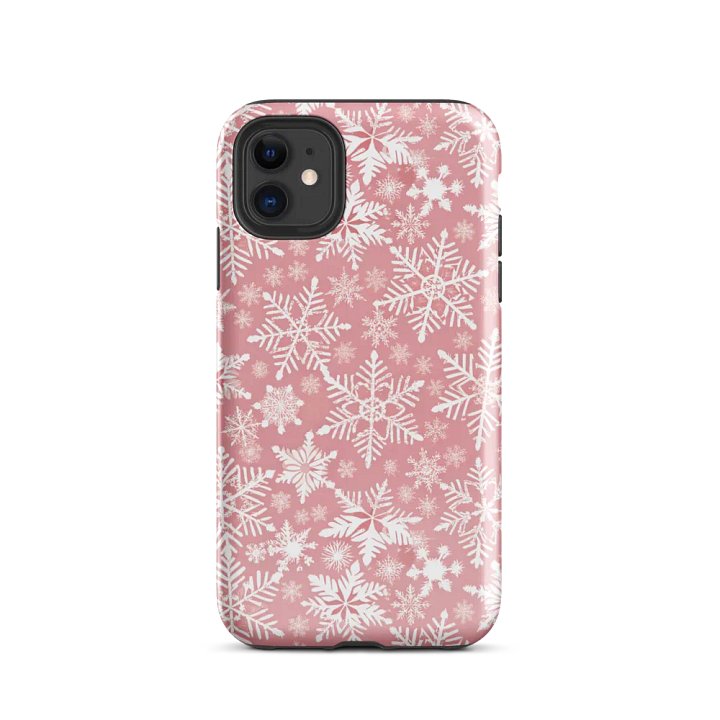 Pink Snowflake Dream Tough Case for iPhones product image (47)