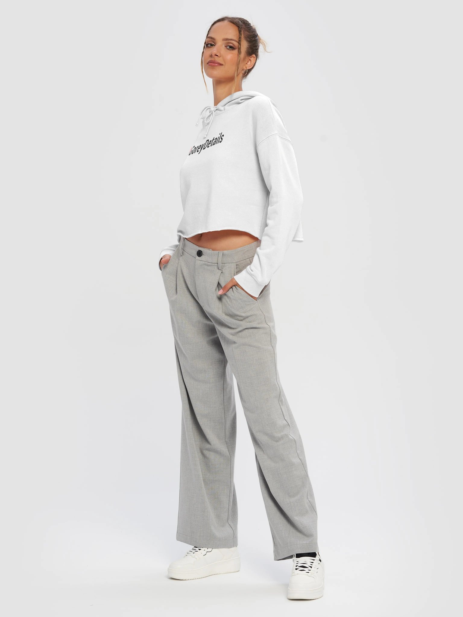 Partner Status - Independent Trading Co. Women’s Lightweight Cropped Hoodie product image (41)