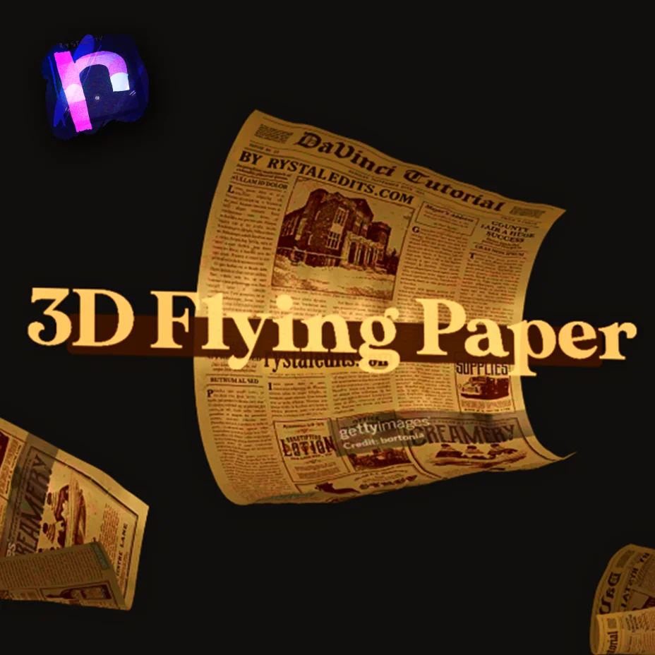 3D Flying Paper - Project File product image (1)