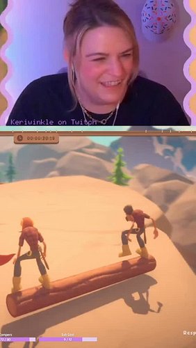 ⚠️Warning: This game caused temporary blindness and asthma attacks 😂😮‍💨
#keriwinkle #explorepage #funnyclips #couplegamers