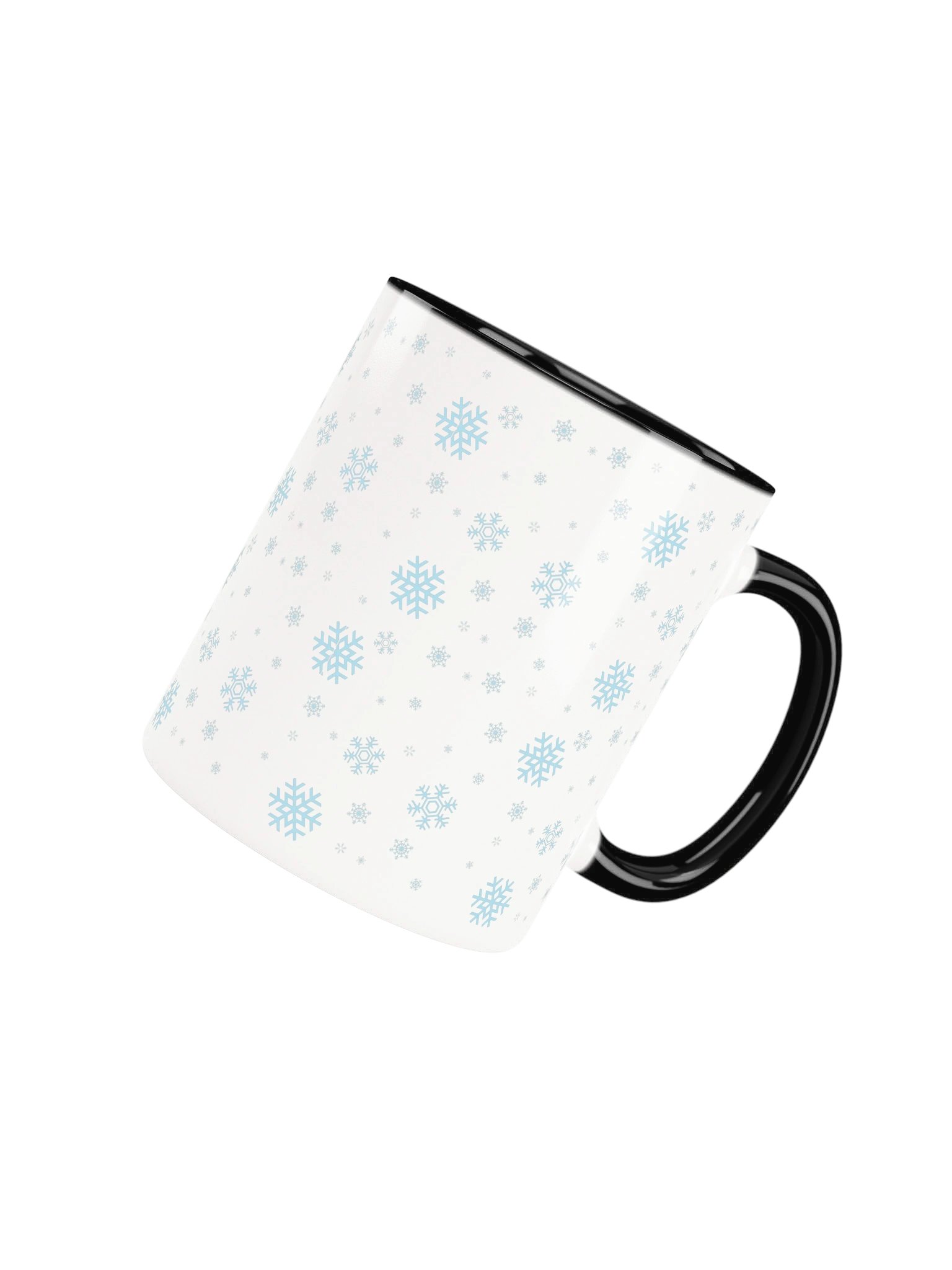 Blue Snowflake Pattern Color-Inside Mug product image (41)