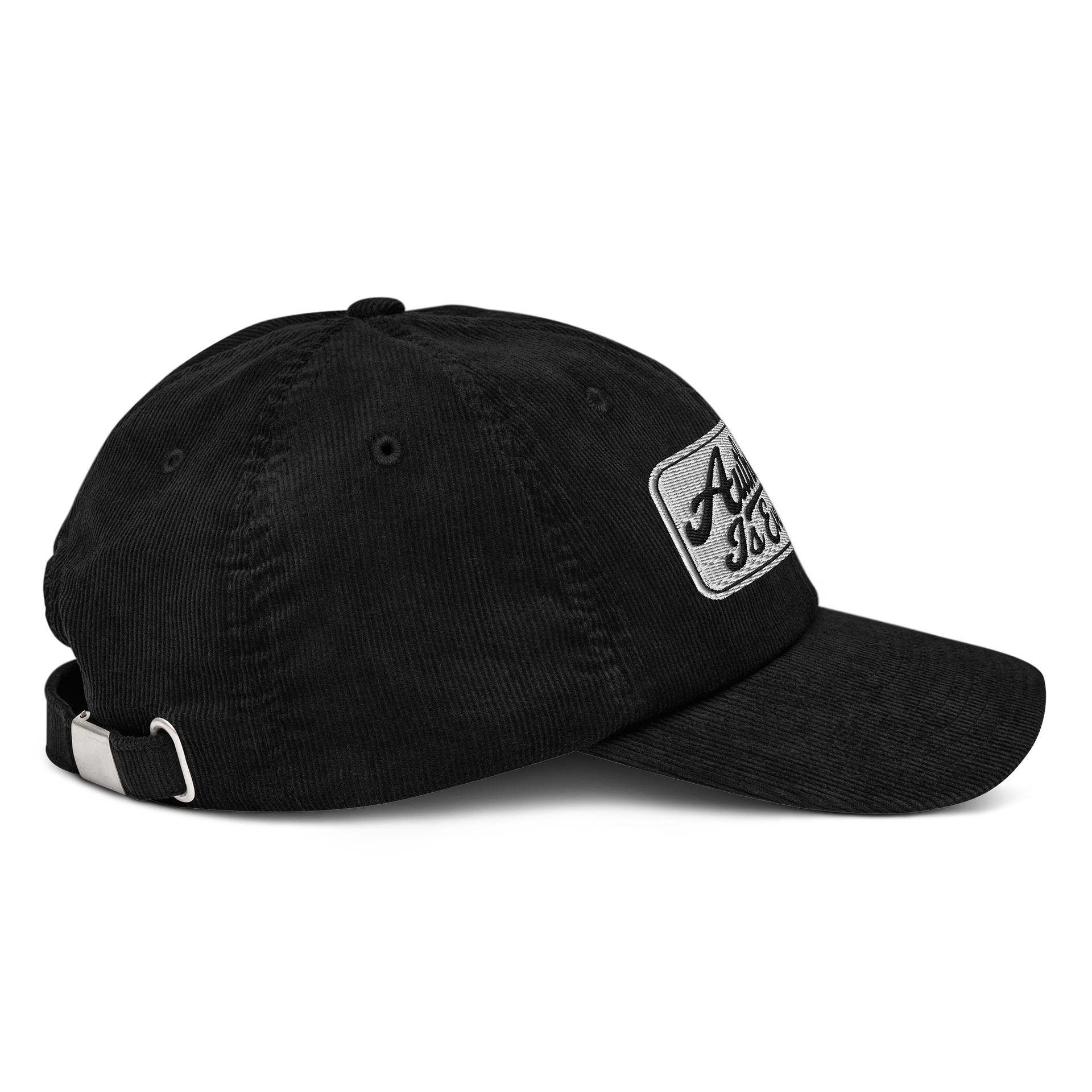 Corduroy script logo hat product image (5)